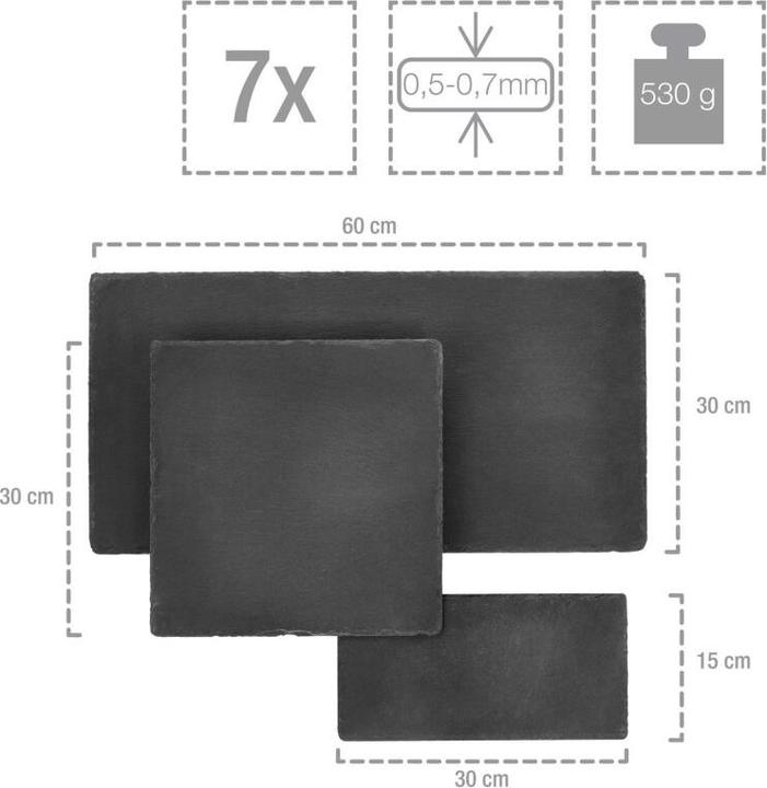 Produktbild Sänger Geschirr Schieferplatten-Set