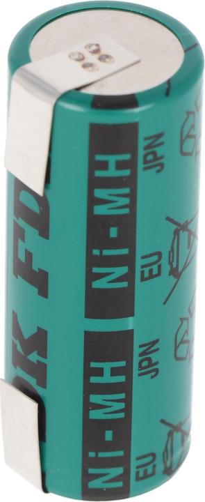 Actual product image FDK Battery HR-4/5AU 4/5A, with soldering lug in U-shape (4/5 A, 2150 mAh)