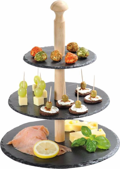 Produktbild Kesper Etagere Schiefer, 3-Stöckig