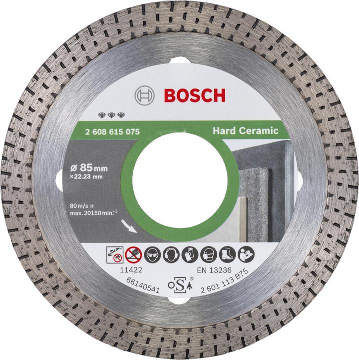 Bosch Professional Zubehör Disque à tronçonner diamanté 85mm