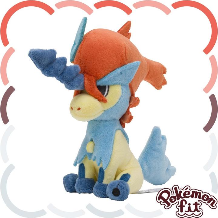 Actual product image Pokémon Keldeo (Resolute Form) Sitting Cuties Plush - 18 cm (18 cm)