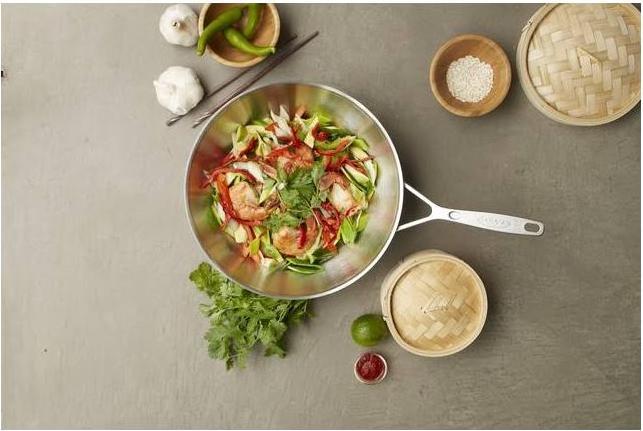 Image du produit Demeyere Industry Wok (30 cm, Wok, Acier inoxydable)