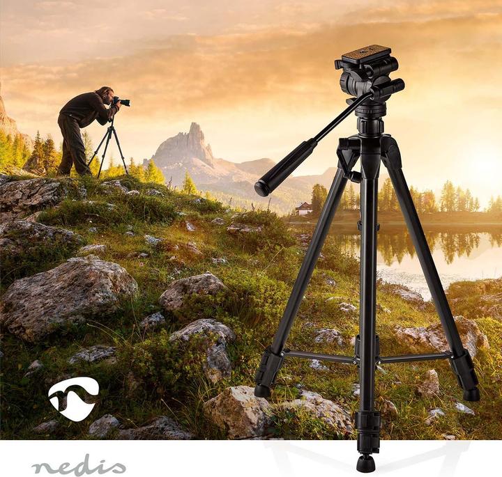 Immagine prodotto Nedis Treppiede Carico massimo: 3,0 kg Altezza minima di lavoro: 60,0 cm Altezza massima di lavoro: 165,0 (Materiale sintetico, Metallo)
