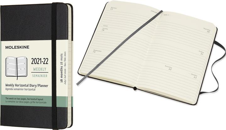 Image du produit Moleskine Agenda des élèves (13 x 21 cm, Anglais)