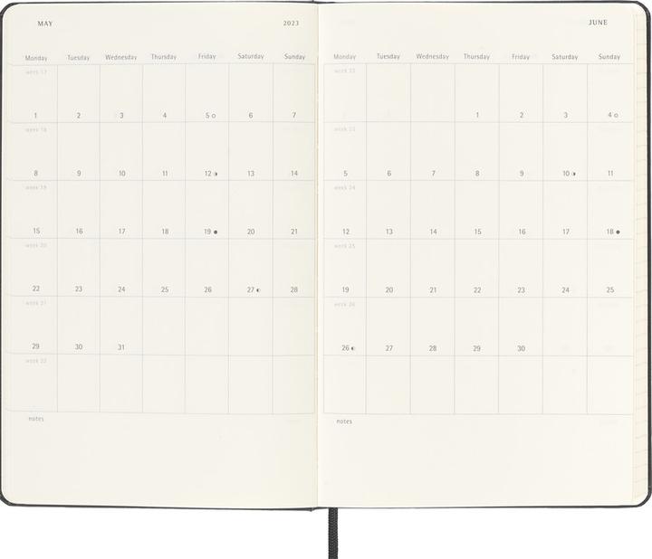Actual product image Moleskine Pupil Agenda (13 x 21 cm, English)