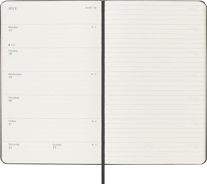 Actual product image Moleskine Pupil Agenda (13 x 21 cm, English)