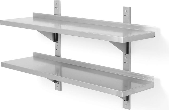 Image du produit Hendi Étagère murale réglable double 1000x300x600 mm (100x 30 x 60 cm)