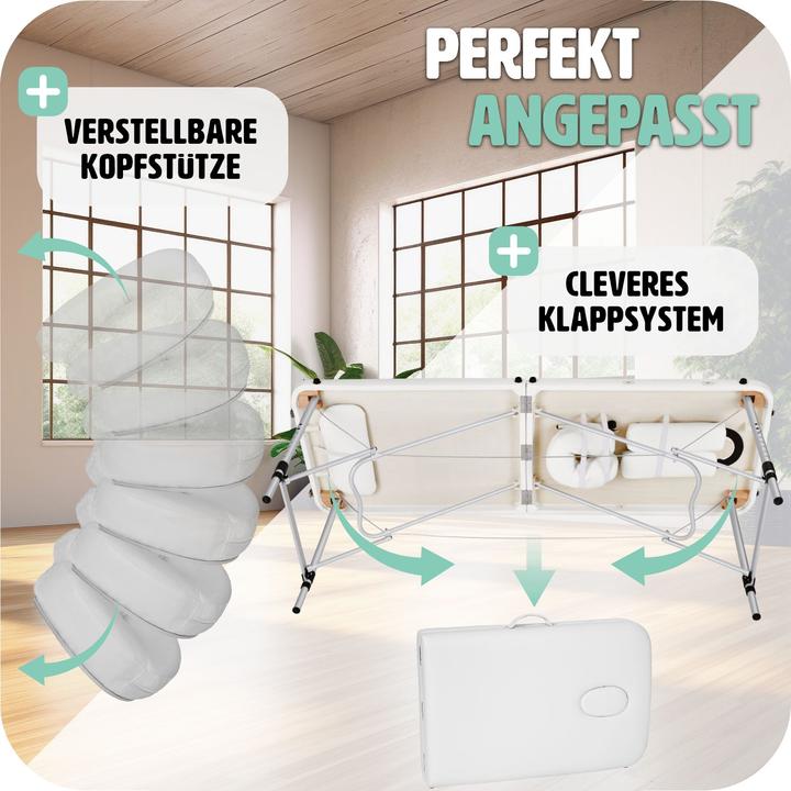 Image du produit tectake Table de massage 2 zones