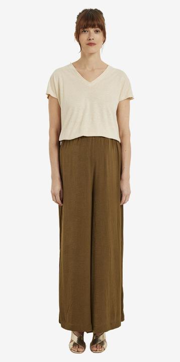 Actual product image Vertbaudet Umstands-Shirt, Viskose-Leinen-Mix mit Glanzeffekt (W32/L34)