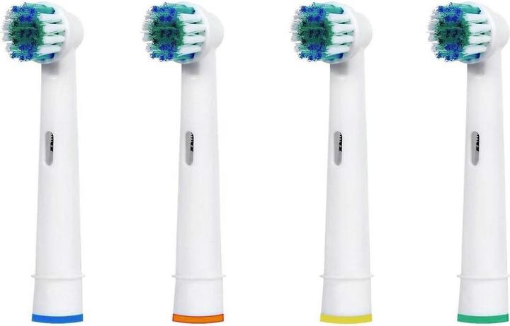 ASMI Brosse à dents de rechange, tête de brosse à dents, 4 pièces, compatible avec Oral-B (4 x)
