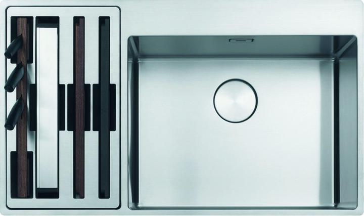 Actual product image Franke Basin BWX 220-54-27 A 3 1/2" DRKV WCR VUEL+ZUB 127.0558.826 (Fitted sink, 23.80 cm, 90 cm)