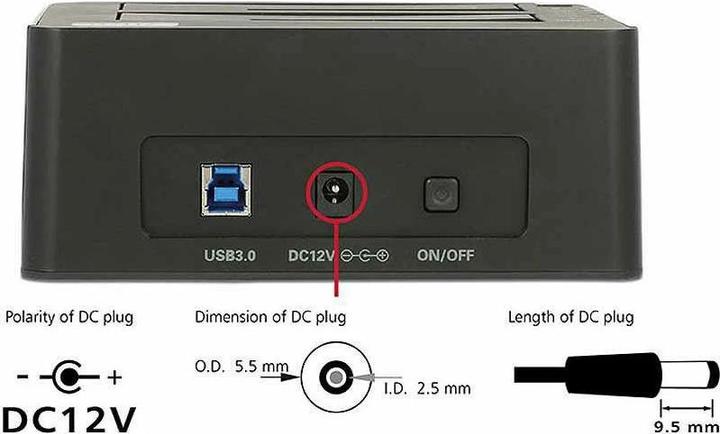 Actual product image Delock Dual Dockingstation