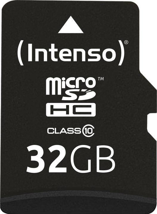 Produktbild Intenso microSD Class 10 (32 GB, microSDHC, U1)