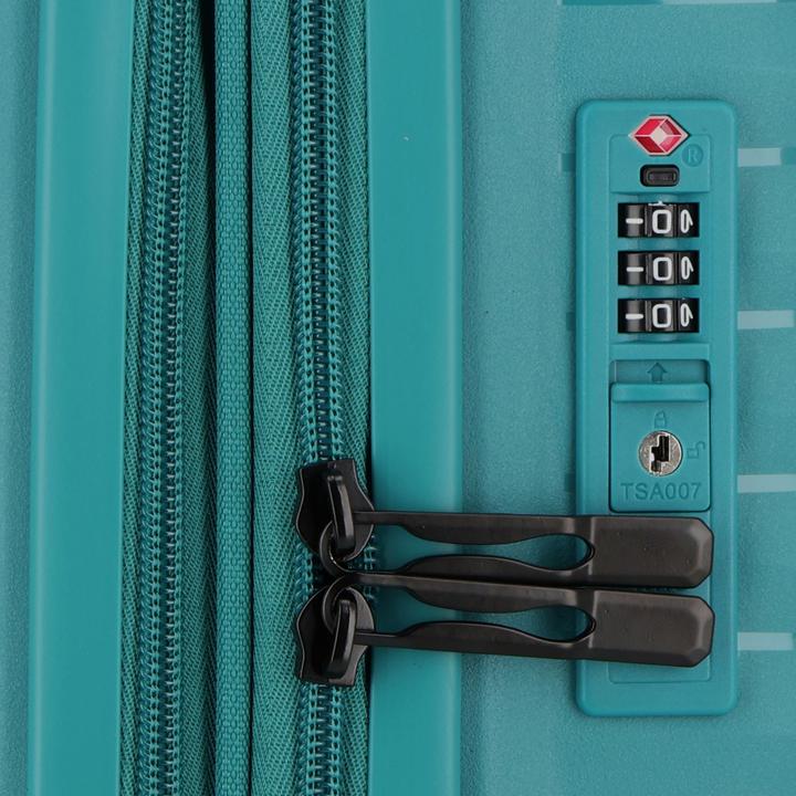 Image du produit D&N Travel Line 4500 4 roues trolley cabine S 55 cm avec soufflet d'extension (38 l, Bagage à main (jusqu'à 50l))
