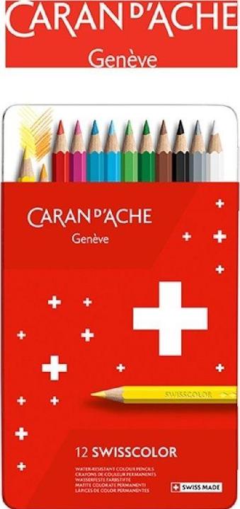 Actual product image Caran d'Ache Coloured pencils Swisscolor (Mixed Colour, 12 x)