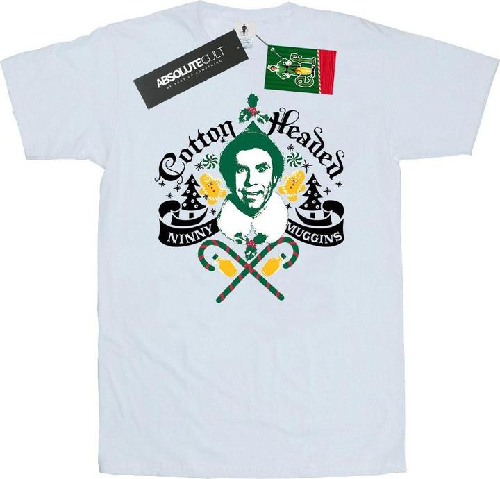 Actual product image Elf Mens Cotton Headed Ninny Muggins T-Shirt (S)