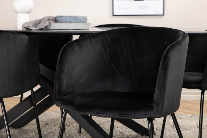 Produktbild Ebuy24 Essgruppe Piazza 37 (7-teilig) (90 x 90 x 76 cm)