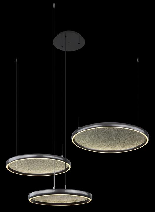 Produktbild Globo Hängeleuchte Metall Schwarz Matt, 1xled