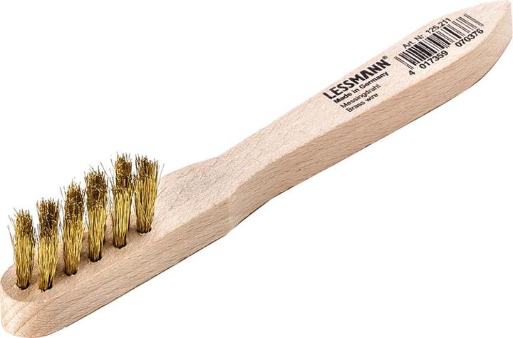 Lessmann Brosse pour bougies d'allumage fil en laiton ondulé