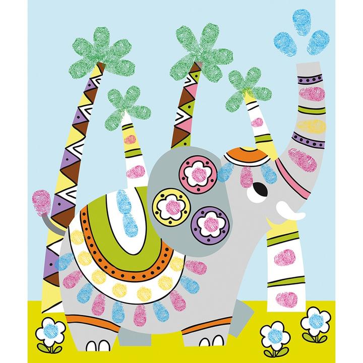 Produktbild Janod Fingerstempel Panda und seine Freunde