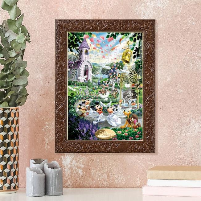 Produktbild Disney Mickey & Minnie Holographic Crystal Puzzle 108 Teile "Hochzeitglocken" (108 Teile)