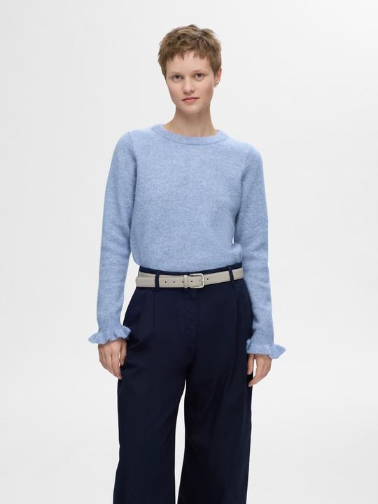 Produktbild Selected Femme Rüschenärmel Strickpullover (XXL)