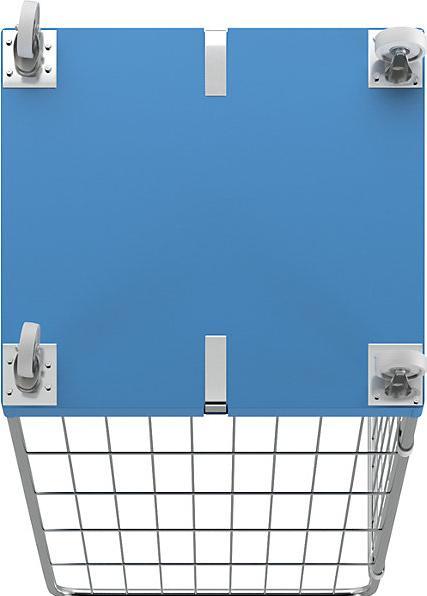 Actual product image kaiserkraft Roll container with mesh walls (500 kg)