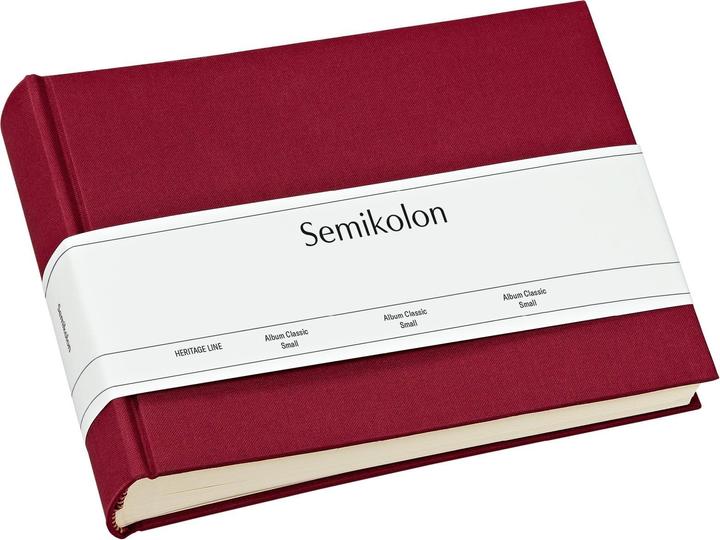 Semikolon Photo album Classic Medium 21.6 cm x 16 cm Bordeaux (10 x 15 cm, 9 x 13 cm)