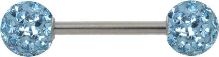 Produktbild Bijouteria Zungenpiercing (Kristall, Epoxiharz, Chirurgenstahl 316L)