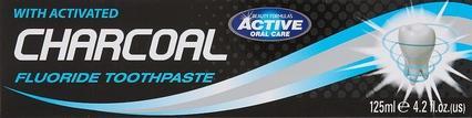 Image du produit Beauty Formulas Charcoal Fluoride Toothpaste dentifrice au carbone activé 125ml (125 ml)