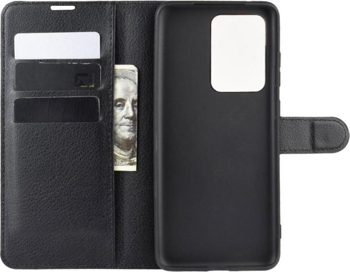 Produktbild Cover-Discount Galaxy S20 Ultra - Leder Etui Hülle schwarz (Samsung Galaxy S20 Ultra)