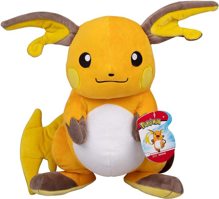 Actual product image Jazwares Pokémon Peluche Raichu 30cm (23 cm)