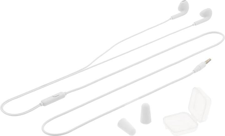 Actual product image Tellur In-Ear Headset Fly, Noise reduction Memory Foam Ear Plugs white (Cable)