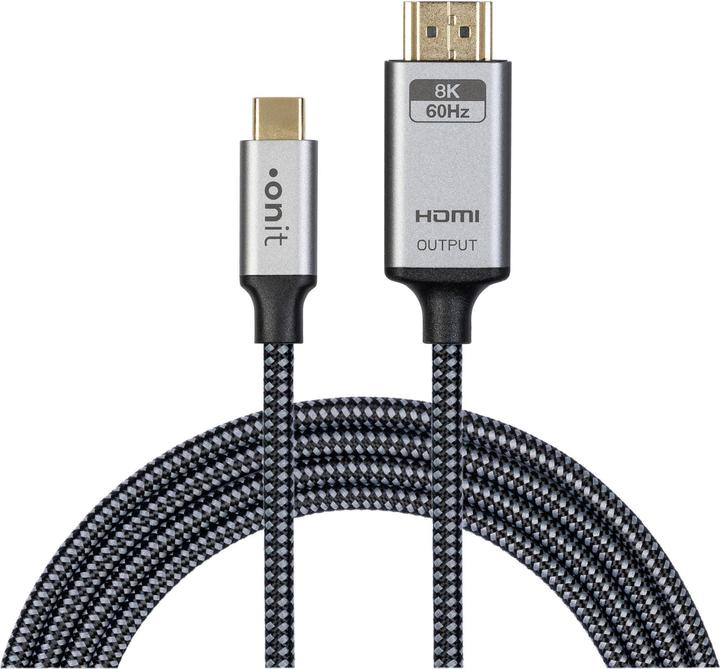 Onit Kabel USB Type-C - HDMI, 1 m (1 m, HDMI)