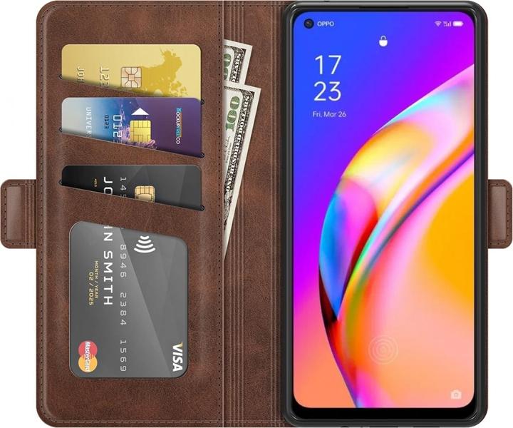 Actual product image Screenguard Oppo A94 5G CardLounge Leather Case (Oppo A94 5G)