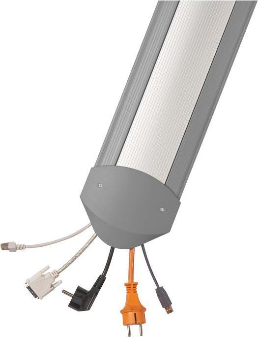 Serpa Kabelbrücke Typ B15, Breite 300 mm, Länge 1,5 m, EasyLoader Alu, hellgrau/Alu für den Innenbereich (Kabelbrücke, 150 cm)