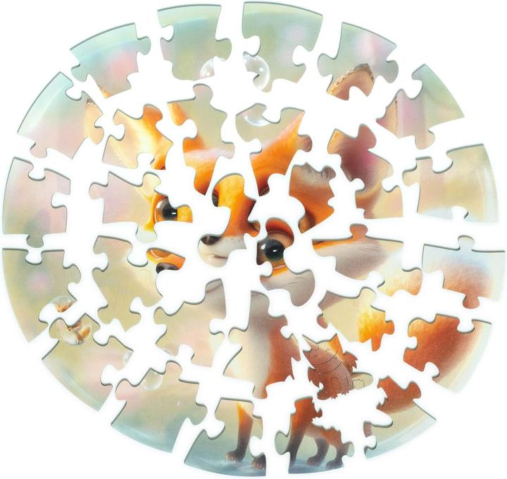 Immagine prodotto Unidragon Bubblezz fox (30 pezzi) - puzzle in legno per bambini (30 pezzi)