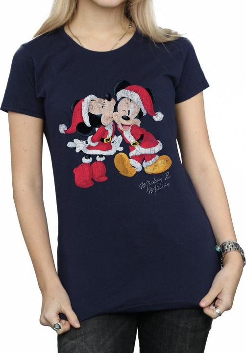 Produktbild Disney Mickey And Minnie Christmas Kiss TShirt (M)