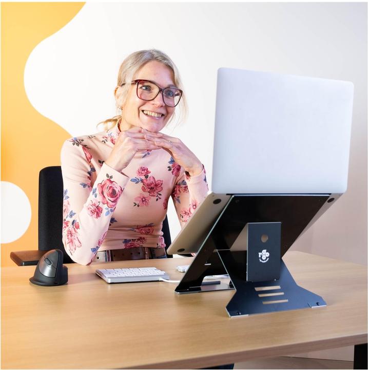Actual product image R-Go Tools R-Go Laptop Stand 10"-20" Max.5KG Alu Riser black