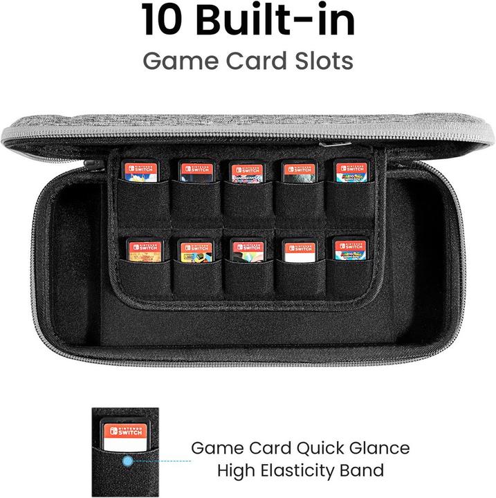 Actual product image tomtoc Nintendo Switch OLED Slim Case (Switch OLED)