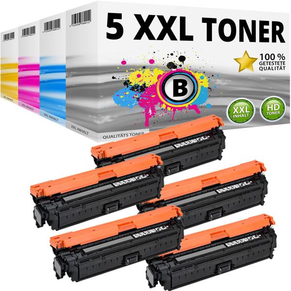 Produktbild Druckfuxx 5 XXL TONER KARTUSCHEN CE340 für HP LaserJet Enterprise 700 color M775