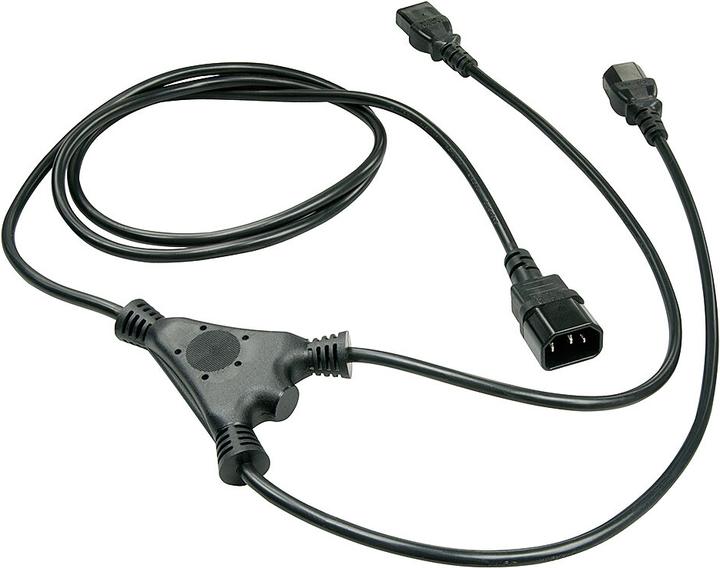 Produktbild Lindy IEC-Netzkabel C14 an 2x IEC C13 (1 m)