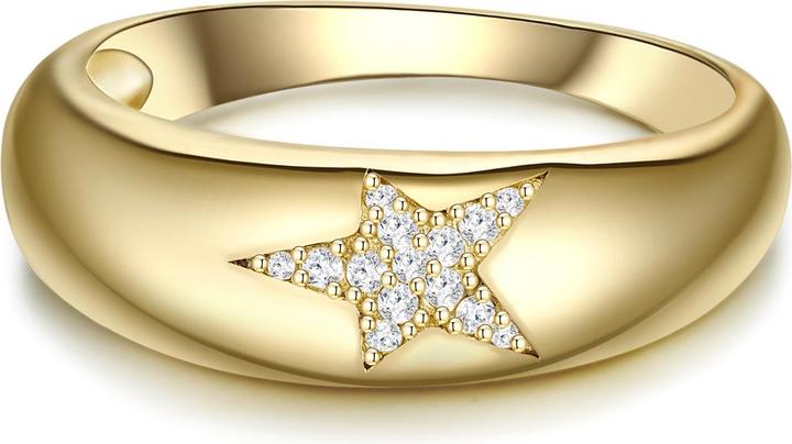 Image du produit Glanzstücke München Femmes argent sterling zirconium or jaune - 29966 (54, Argent 925)