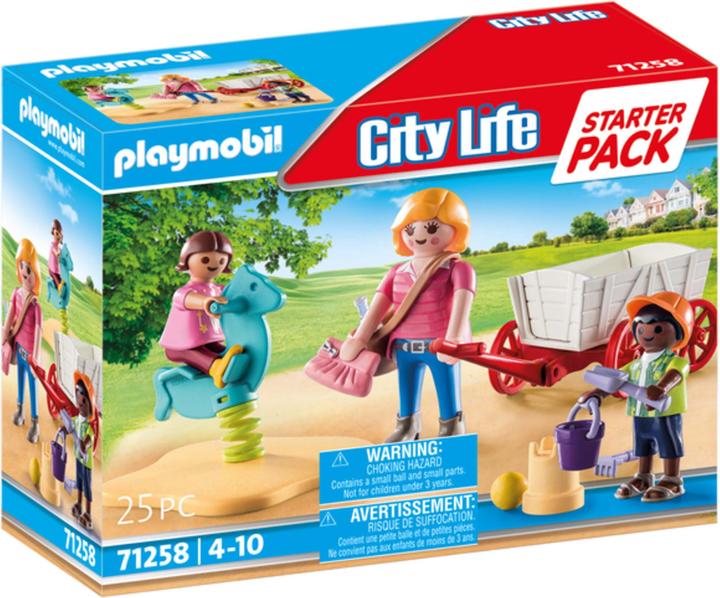 Playmobil Starter Pack Erzieherin mit Bollerwagen (71258, Playmobil City Life)