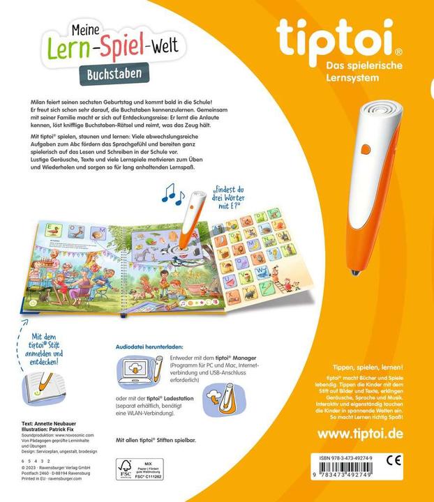Image du produit tiptoi Buchstaben (Allemand, Patrick Fix, Annette nouveau fermier, 2023)