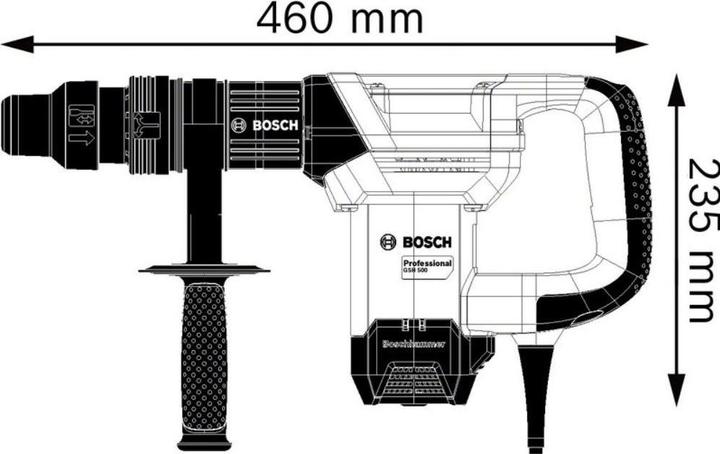 Produktbild Bosch Professional Schlaghammer mit SDS max GSH 5 (Netzbetrieb)