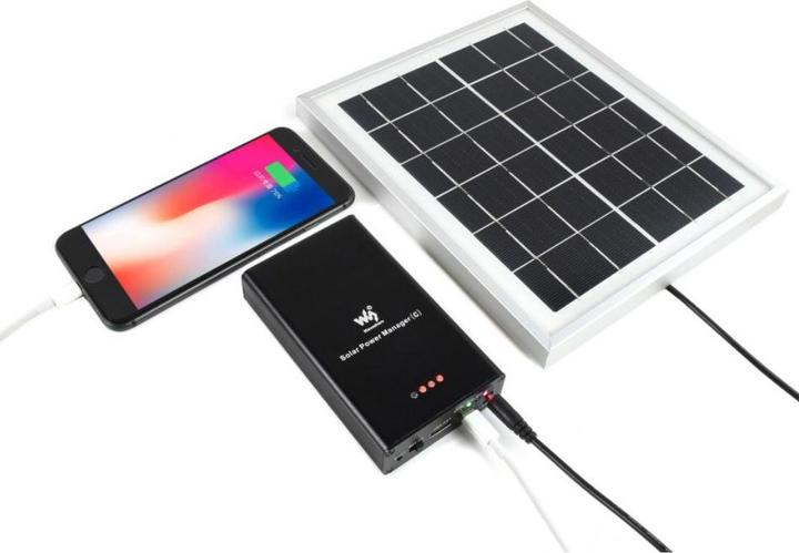 Actual product image WaveShare Solar Power Manager (C) for 6-24V Solar Panel