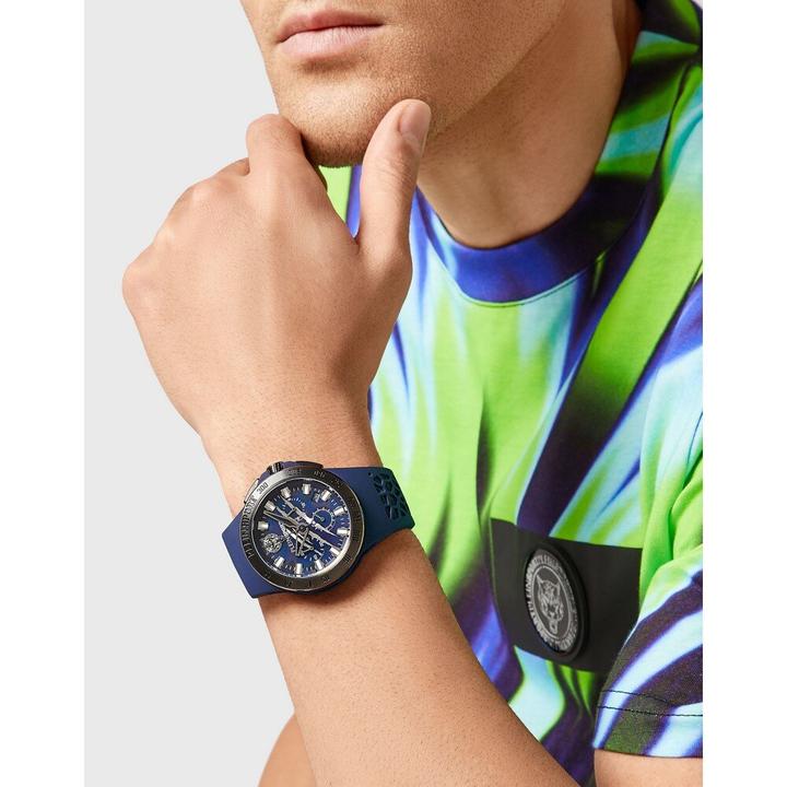 Actual product image Plein Sport PSABA0223 Thunderstorm Chronograph 43mm 5AT (Analogue wristwatch, 43 mm)