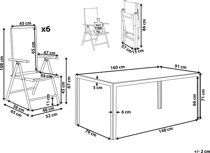 Actual product image Beliani Catania (160 cm)