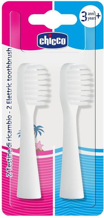 Immagine prodotto Chicco Testine di ricambio per spazzolino elettrico 3y+ italiano/tedesco (2 x)